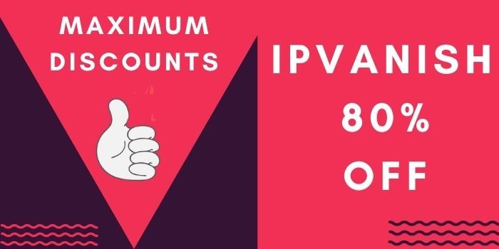 ipvanish 80% off